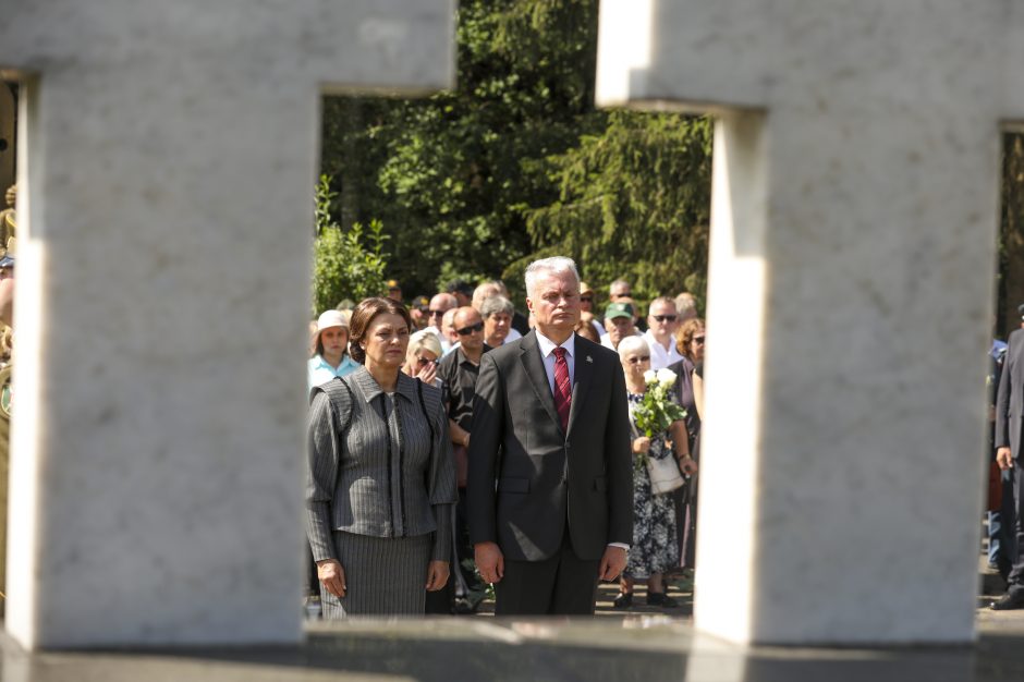 G. Nausėda Medininkuose: iššūkis, kurį privalome atlaikyti – Minsko režimas, ne migrantai