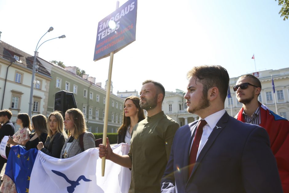 M. Maldeikis sveikino Prezidentūros žingsnį ateiti pakalbėti ne tik su Šeimų maršo aktyvistais