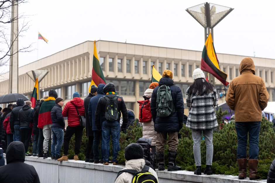 Sausio 13-osios minėjimas – triukšmingas: premjerė kalbą sakė su ašarom, protestuotojai rėkė „Gėda!“