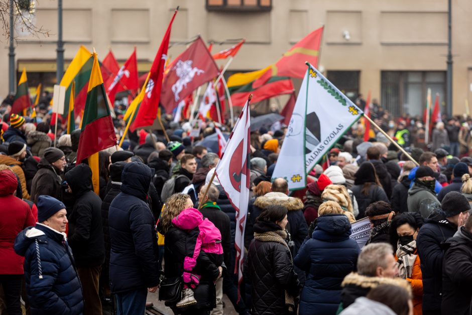 Sausio 13-osios minėjimas – triukšmingas: premjerė kalbą sakė su ašarom, protestuotojai rėkė „Gėda!“