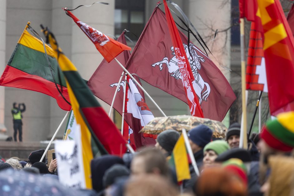 Sausio 13-osios minėjimas – triukšmingas: premjerė kalbą sakė su ašarom, protestuotojai rėkė „Gėda!“