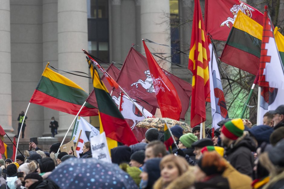 Sausio 13-osios minėjimas – triukšmingas: premjerė kalbą sakė su ašarom, protestuotojai rėkė „Gėda!“