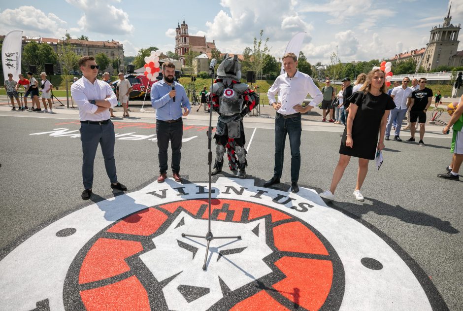 Vilniečius sportuoti kviečia atnaujintas Baltojo tilto aikštynas