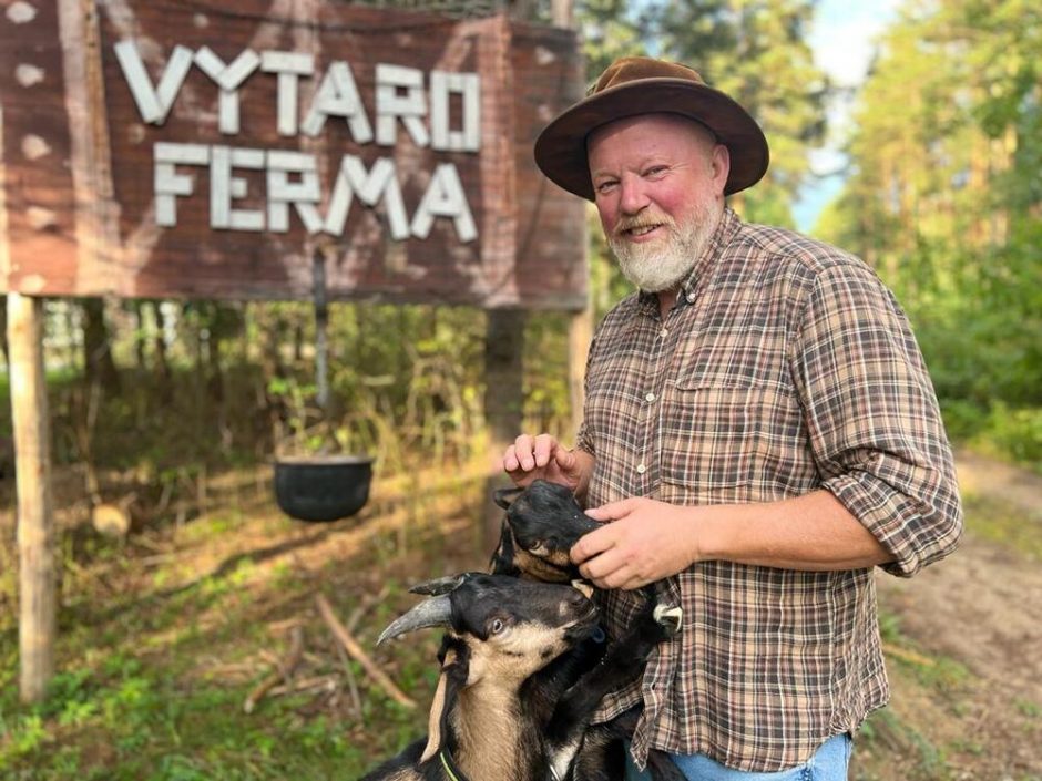 V. Radzevičius: savo fermoje jaučiuosi kaip ramybės uoste