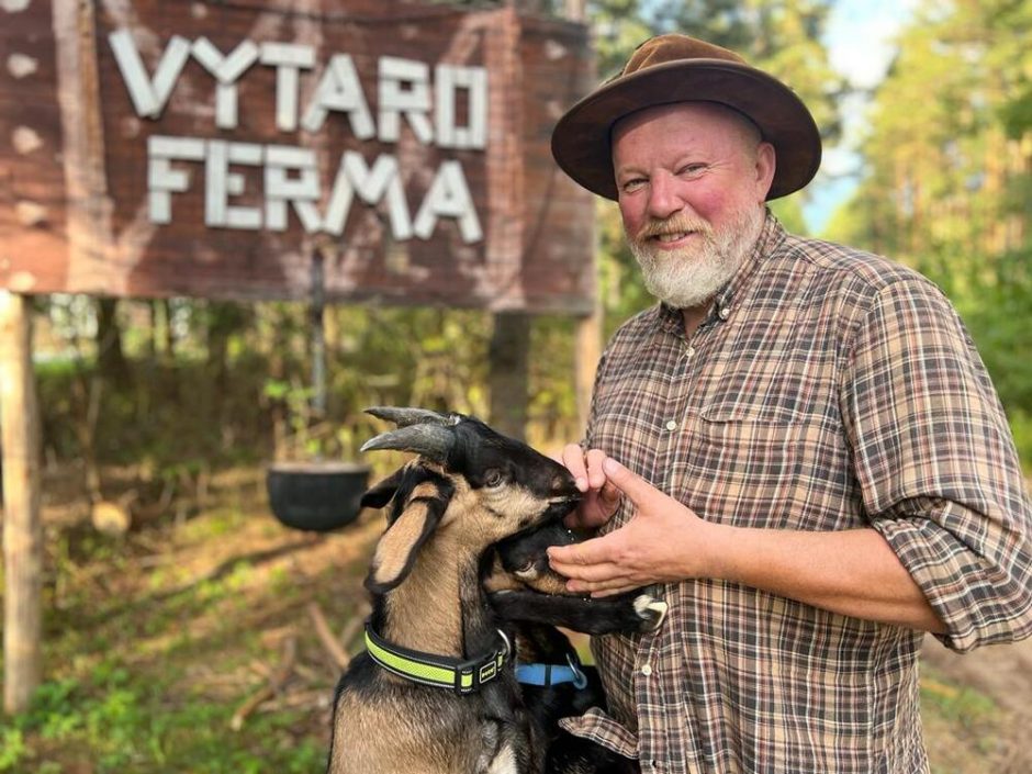 V. Radzevičius: savo fermoje jaučiuosi kaip ramybės uoste