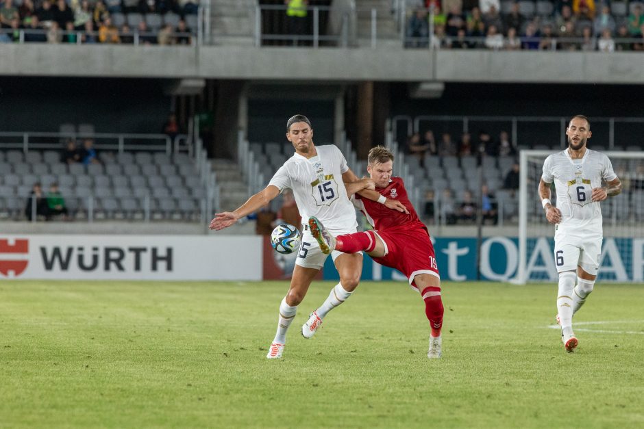 Lietuvos futbolininkai spalį pratęs pasirodymus Europos čempionato atrankos turnyre