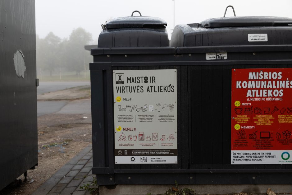 Kaunietė: neketinu rūšiuoti maisto atliekų