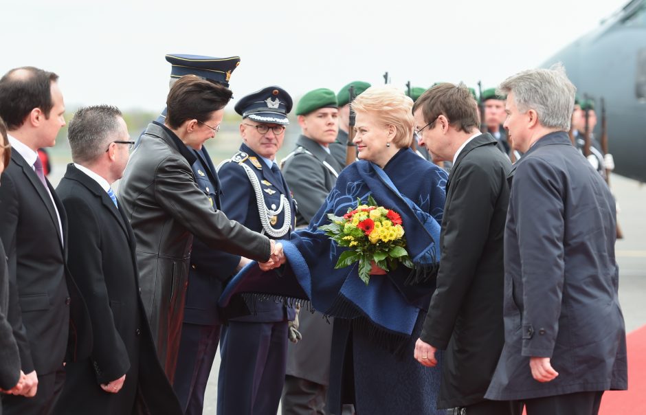 D. Grybauskaitė: Lietuva ir Vokietija – kaip niekada artimos