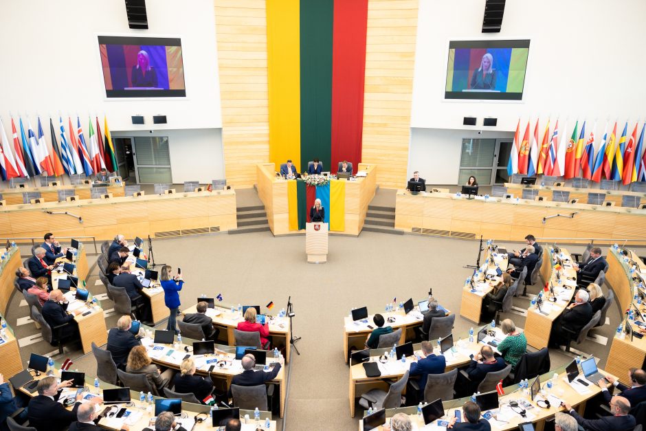 NATO valstybių narių parlamentų pirmininkų aukšto lygio susitikimas Vilniuje