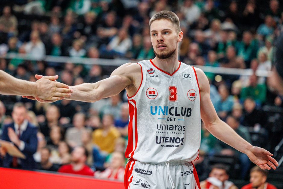 LKL – užtikrinta Kauno „Žalgirio“ pergalė prieš Utenos „Juventus“