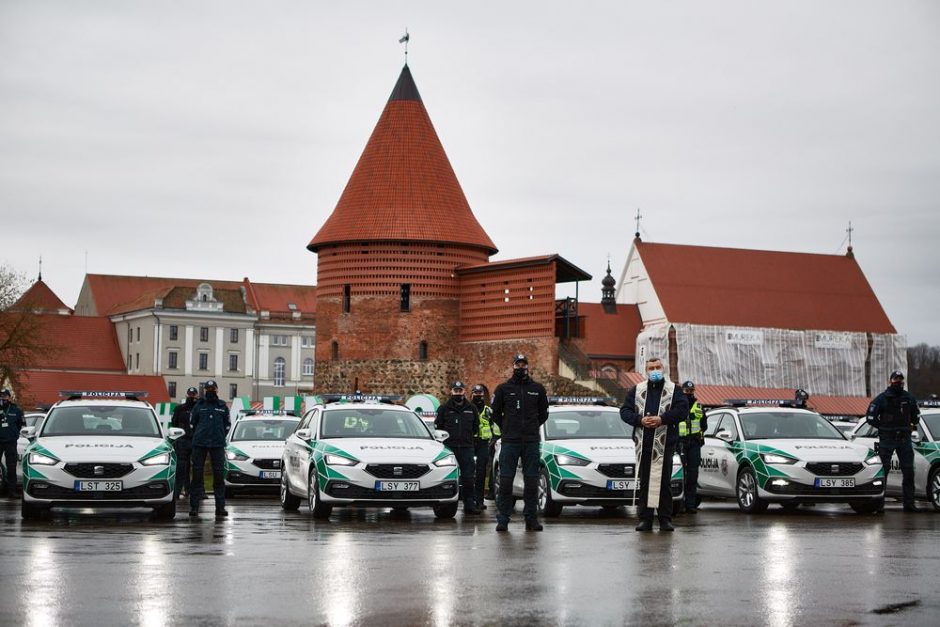 Policijos autoparką papildė nauji automobiliai: Kaunui pasisekė labiausiai