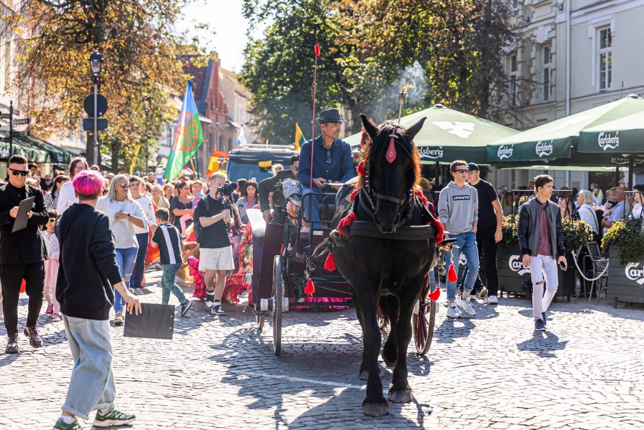 Vilniuje vyko romų festivalio „Gypsy Fest“ eisena