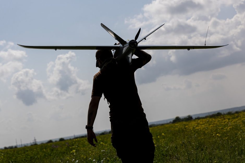 Prezidento patarėjas: dronų pajėgumų vystymas turi įgauti „žymiai didesnį pagreitį“