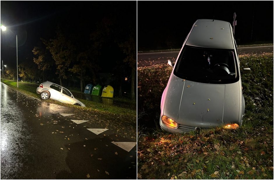 Girtos vairuotojos griovys nesustabdė: palikusi nugarmėjusį automobilį, parėjo namo pėsčiomis