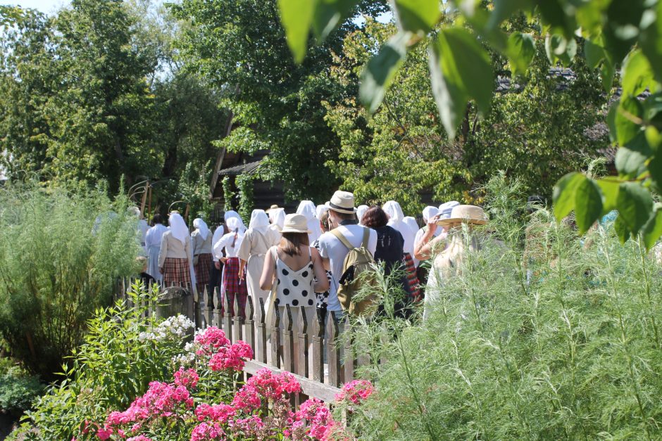 Rumšiškėse nestigo šventinės įvairovės: pasveikinę Onas, priminė ir rugiapjūtės tradicijas