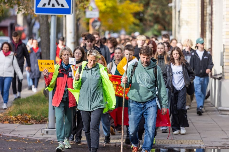 Profsąjunga kviečia mokytojus prisijungti prie antrosios streiko bangos