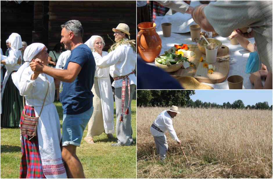 Rumšiškėse nestigo šventinės įvairovės: pasveikinę Onas, priminė ir rugiapjūtės tradicijas