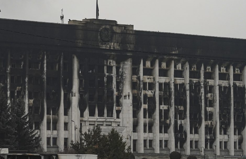 Rusijos vadovaujamo bloko pajėgos pradedamos išvesti iš Kazachstano