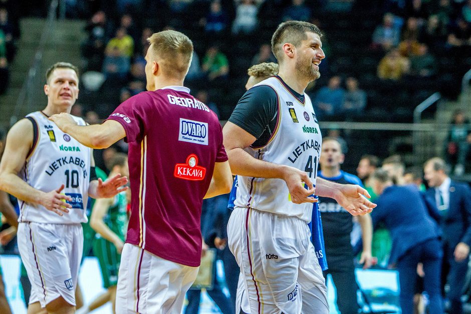 Dramą Kaune laimėjęs „Lietkabelis“ nustūmė „Žalgirį“ ant prarajos krašto