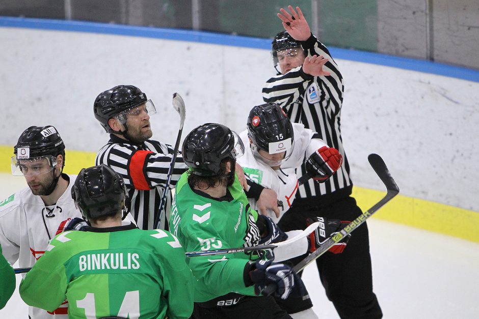 Lietuvos čempionato finalas prasidėjo užtikrinta „Kaunas Hockey“ pergale