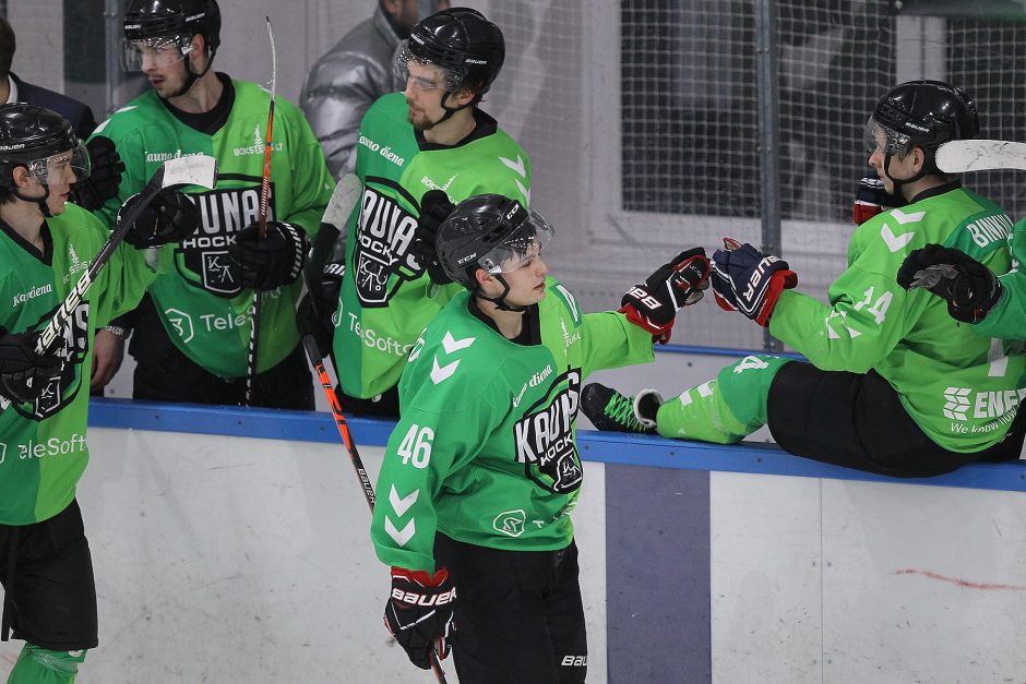 Lietuvos čempionato finalas prasidėjo užtikrinta „Kaunas Hockey“ pergale