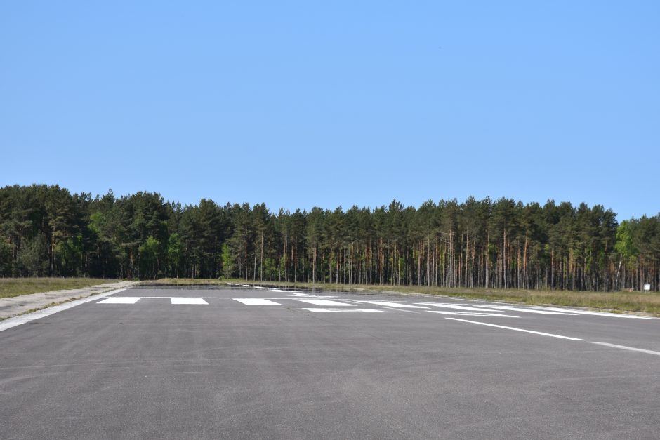 Neringoje – mažiesiems orlaiviams skirtos lauko aikštelės atidarymo iškilmės