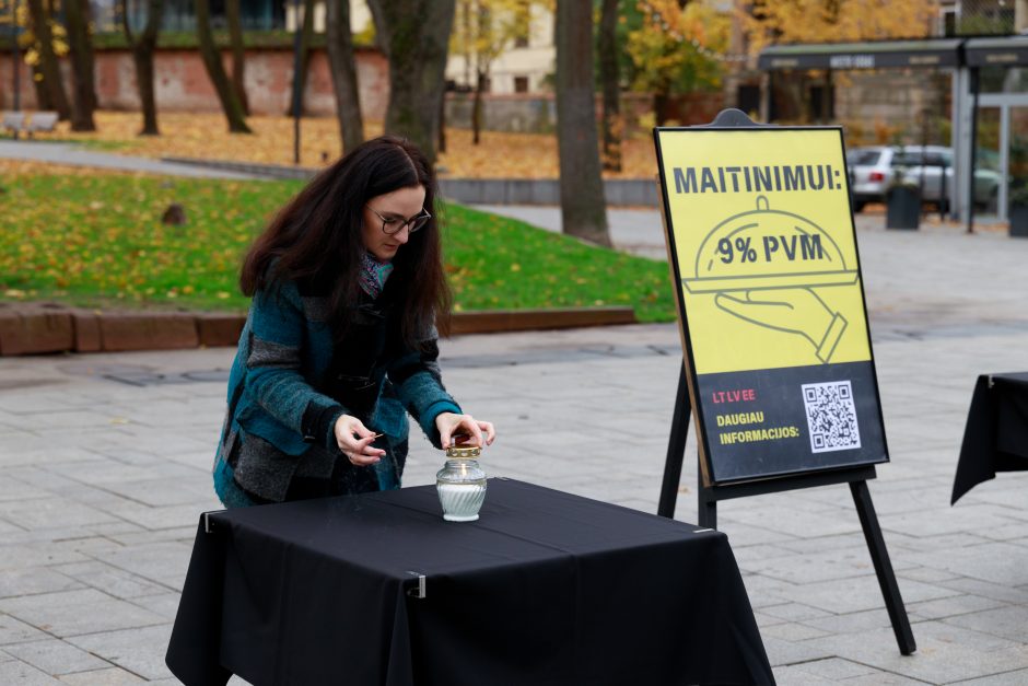 Kaunas prisijungė prie restoranų ir viešbučių protesto: neišgyvename