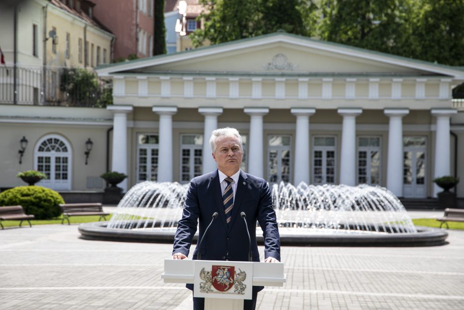 G. Nausėda atvėrė Prezidentūros kiemą kultūriniams renginiams ir lankytojams