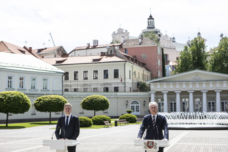 G. Nausėda atvėrė Prezidentūros kiemą kultūriniams renginiams ir lankytojams