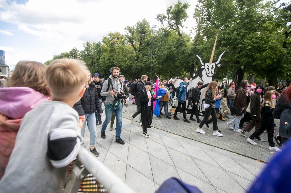 Į LGBT parado dalyvius skriejo ir žali kiaušiniai: kliuvo kavinės klientams