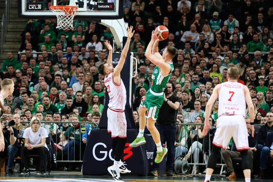 LKL lyderių akistata: varžovų snaiperių nesulaikęs „Žalgiris“ pralaimėjo vilniečiams