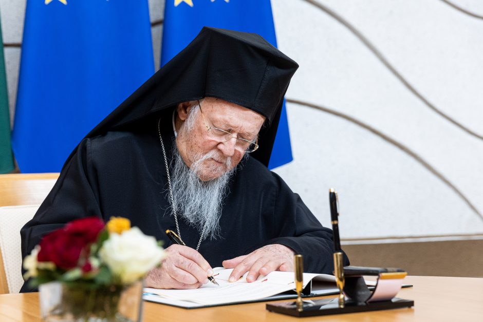 Konstantinopolio patriarchas: Lietuvoje atsiveria galimybė sukurti bažnytinę struktūrą