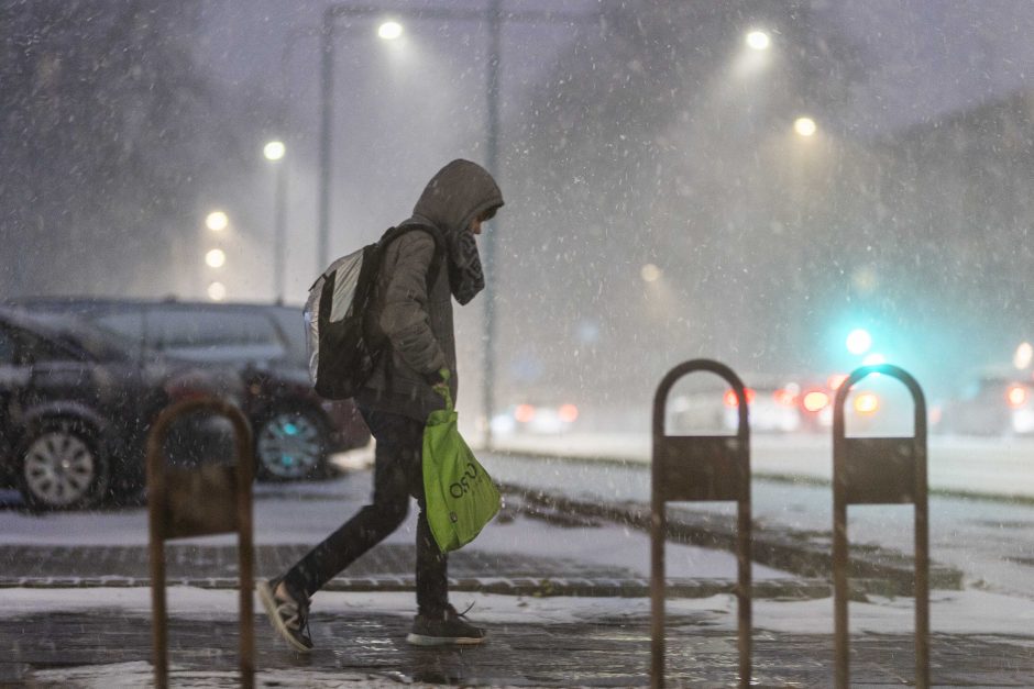 Apie orų maišalynę: Lietuva padalinta į keletą dalių