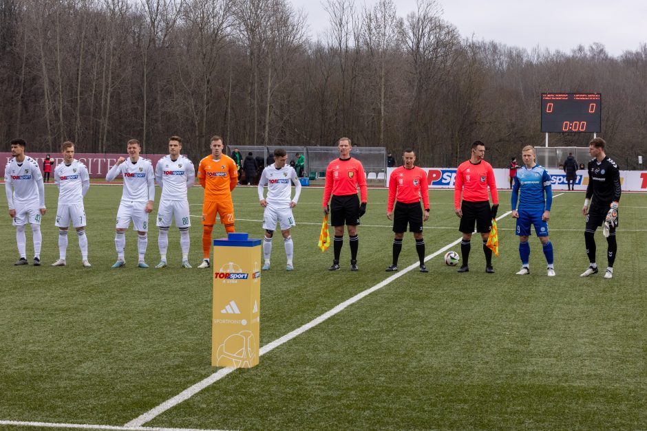 Kauno derbyje triumfavo rajono futbolininkai