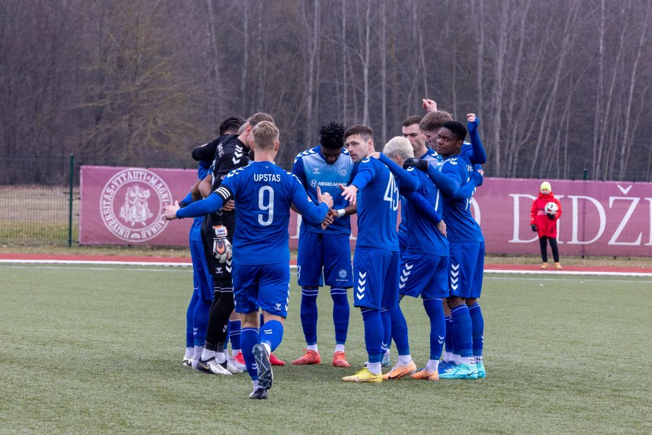 Kauno derbyje triumfavo rajono futbolininkai