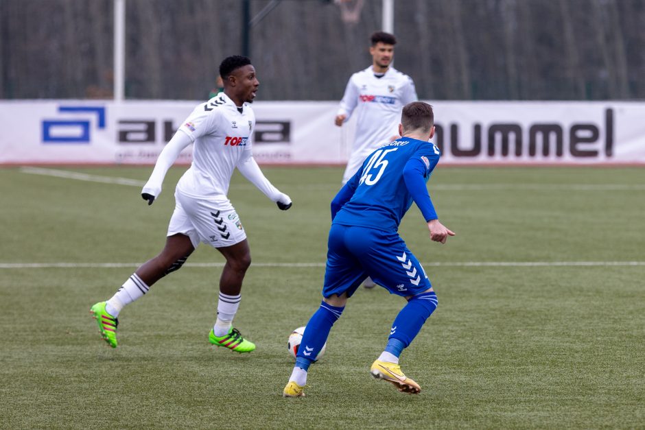 Kauno derbyje triumfavo rajono futbolininkai