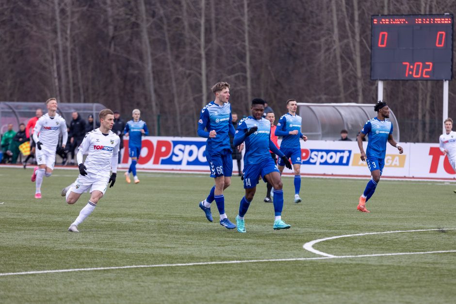 Kauno derbyje triumfavo rajono futbolininkai