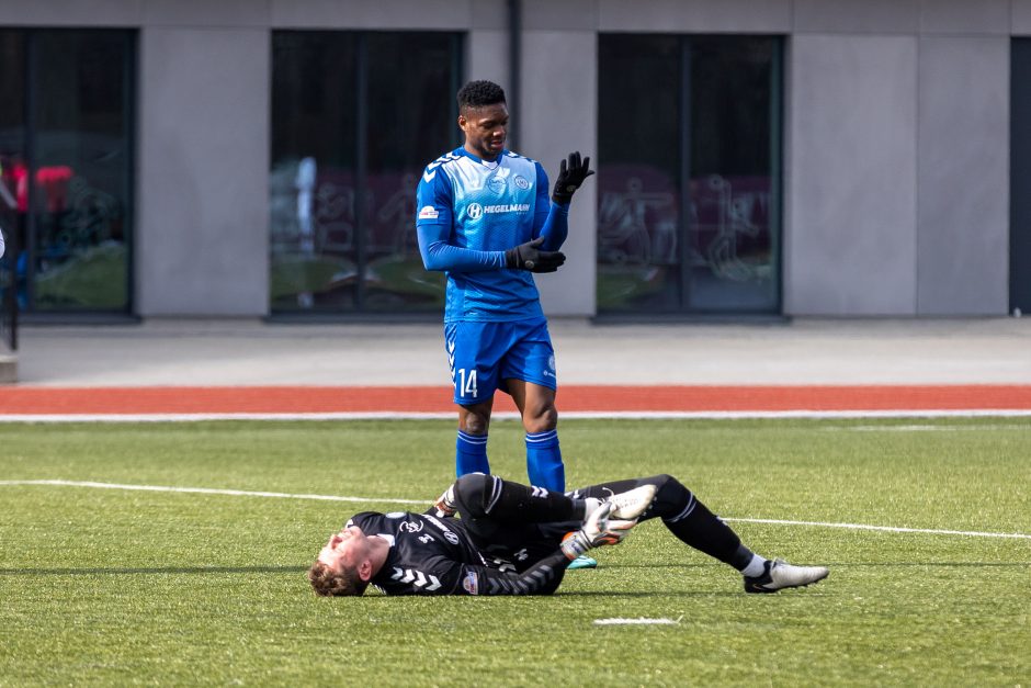 Kauno derbyje triumfavo rajono futbolininkai