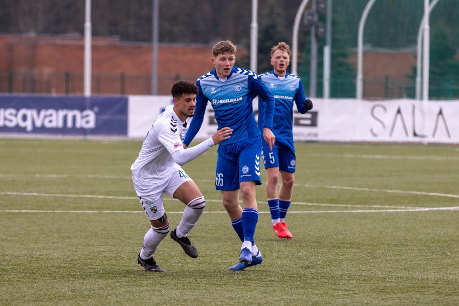 Kauno derbyje triumfavo rajono futbolininkai