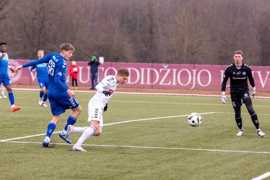 Kauno derbyje triumfavo rajono futbolininkai