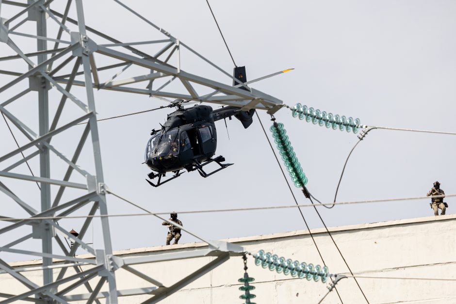 Elektrėnų elektrinės komplekse – specialiųjų pajėgų ir sąjungininkų treniruotė