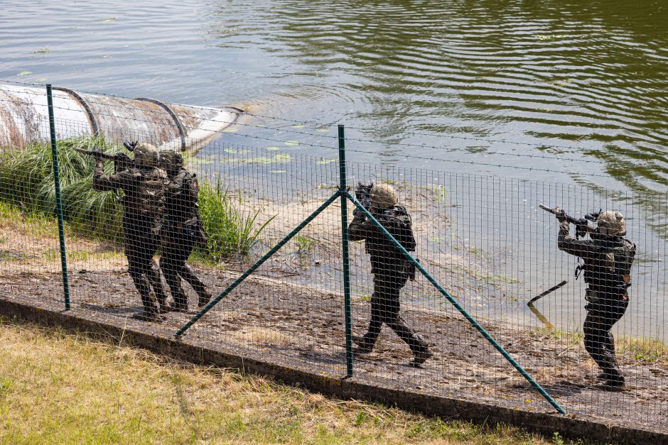 Elektrėnų elektrinės komplekse – specialiųjų pajėgų ir sąjungininkų treniruotė