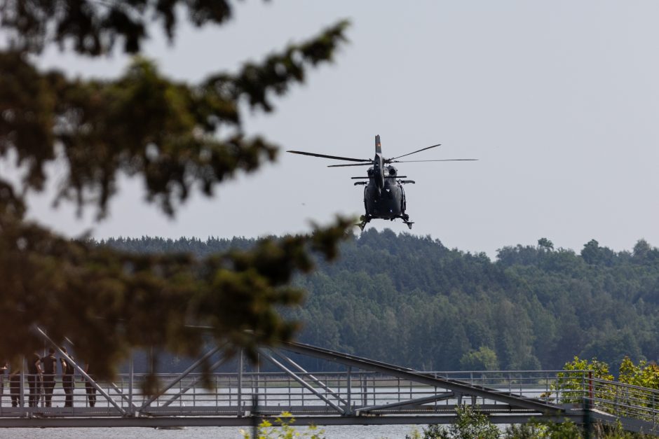 Elektrėnų elektrinės komplekse – specialiųjų pajėgų ir sąjungininkų treniruotė