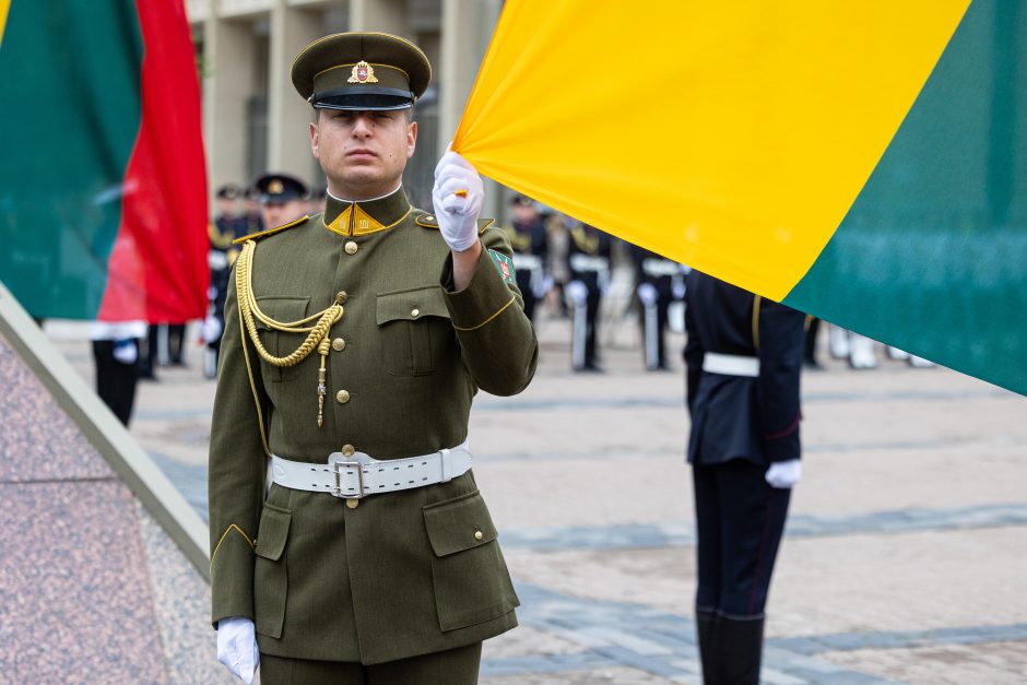 Valstybės vėliavos pakėlimo ceremonija