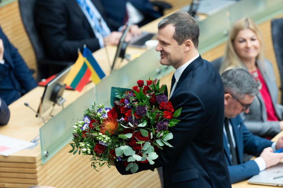 Seimas pritarė G. Palucko kandidatūrai į premjero postą