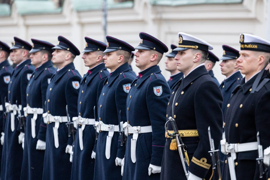 Iškilminga ceremonija: Kasčiūnas Šakalienei perleido vadovavimą KAM