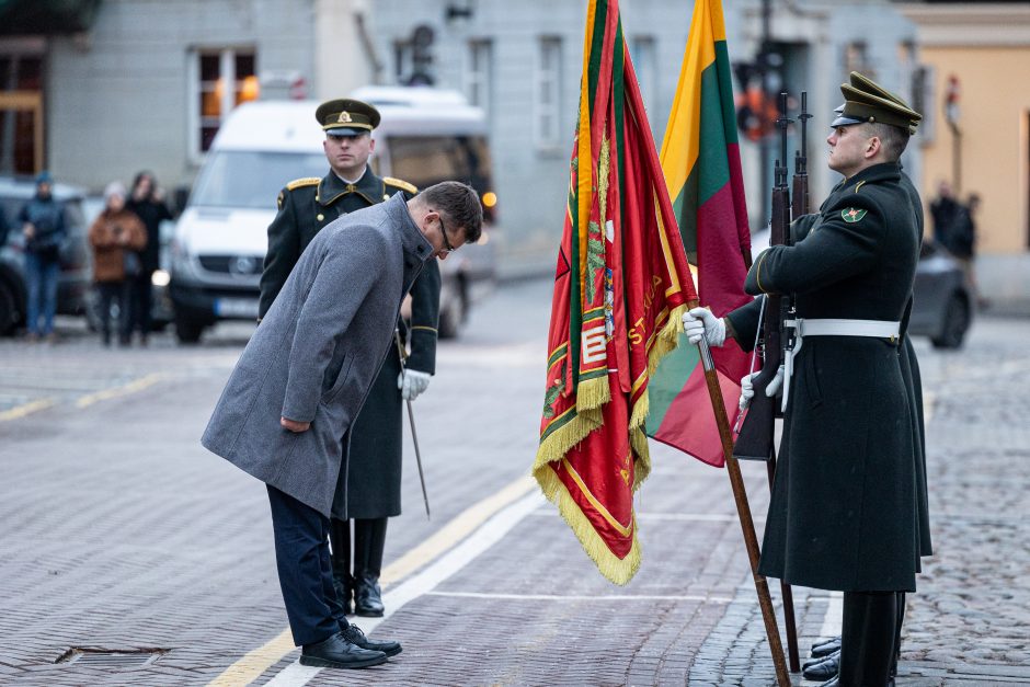 Iškilminga ceremonija: Kasčiūnas Šakalienei perleido vadovavimą KAM