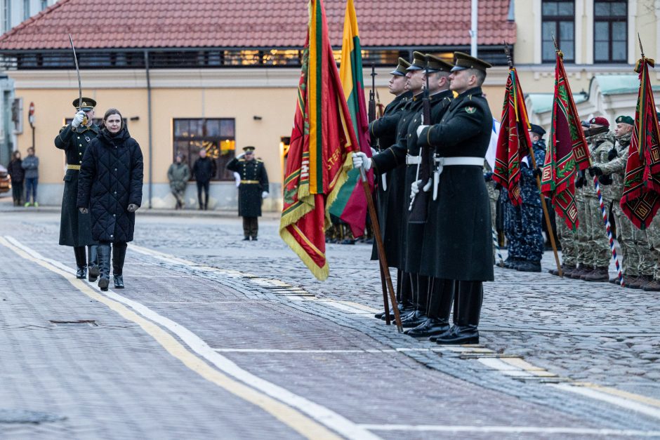 Iškilminga ceremonija: Kasčiūnas Šakalienei perleido vadovavimą KAM