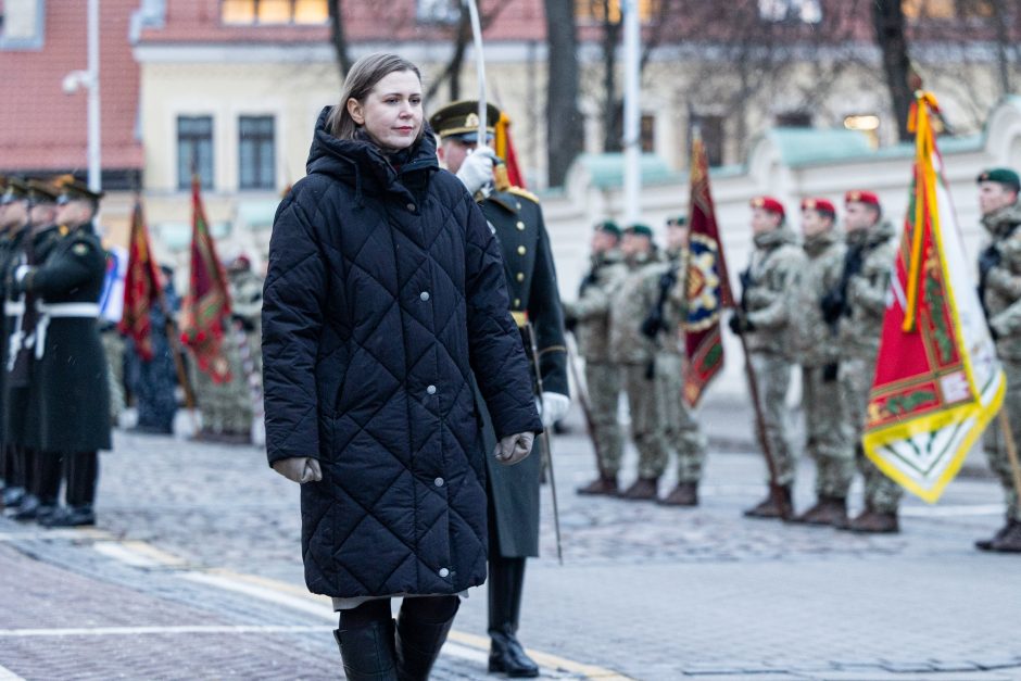 Iškilminga ceremonija: Kasčiūnas Šakalienei perleido vadovavimą KAM