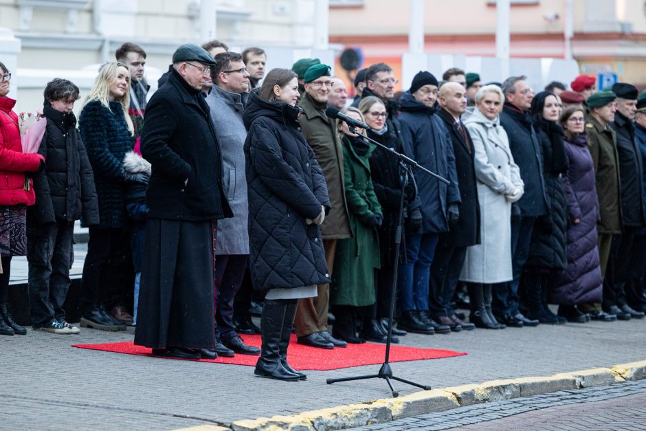 Iškilminga ceremonija: Kasčiūnas Šakalienei perleido vadovavimą KAM